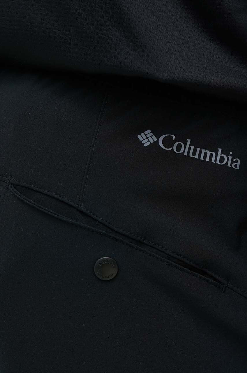 Columbia Outdooor hlače Hike moške črna barva - Pepit.si