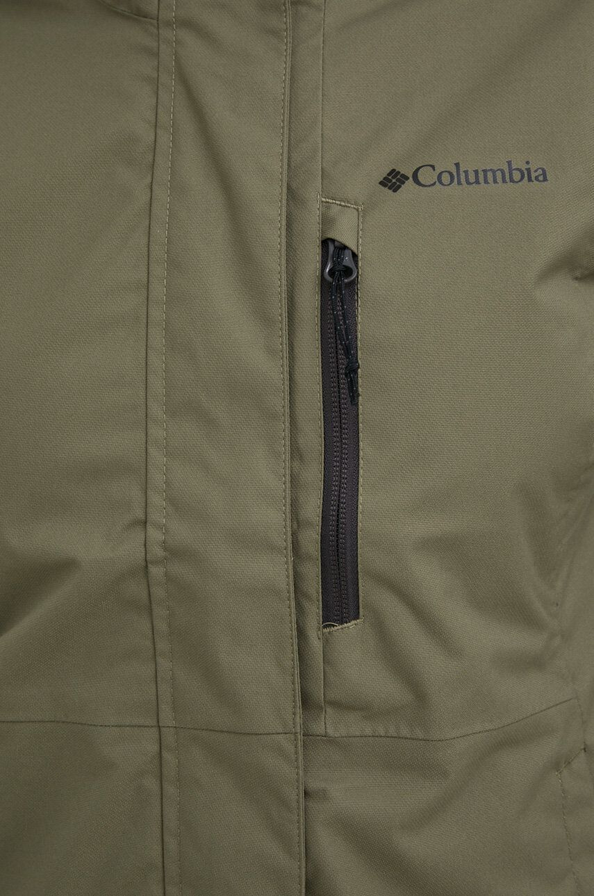 Columbia Outdoor jakna Hikebound zelena barva - Pepit.si