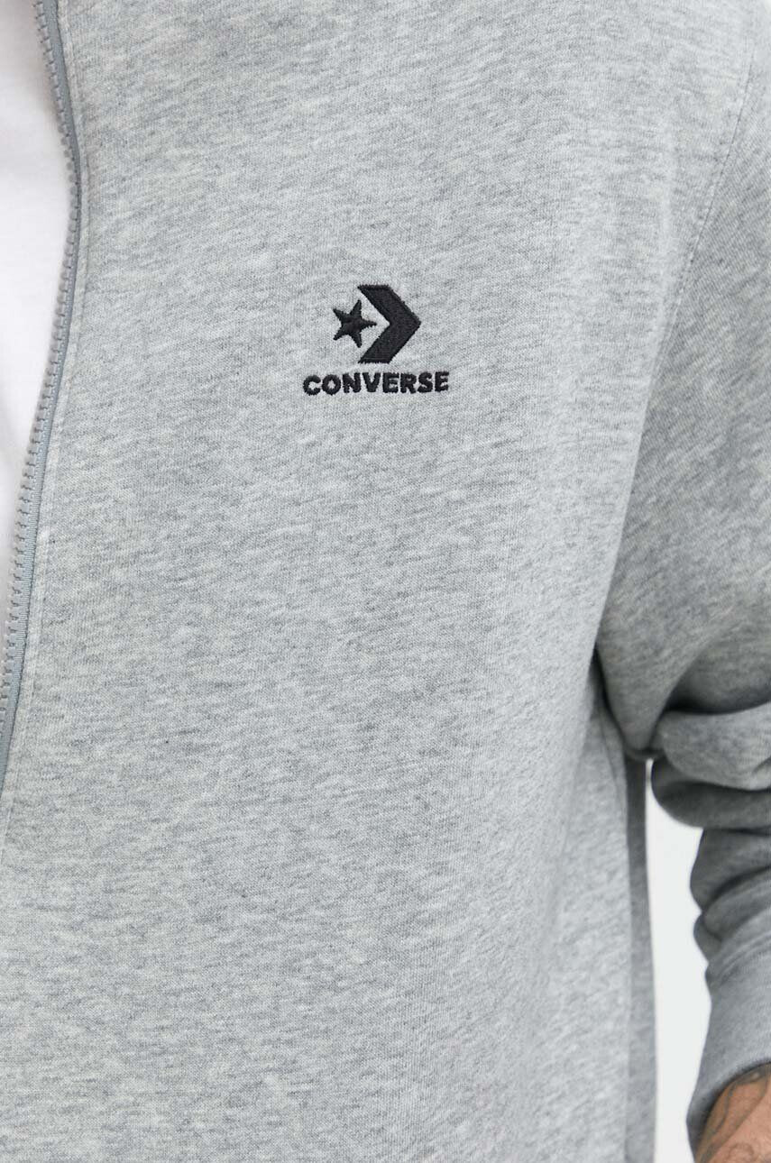 Converse Pulover črna barva s kapuco - Pepit.si