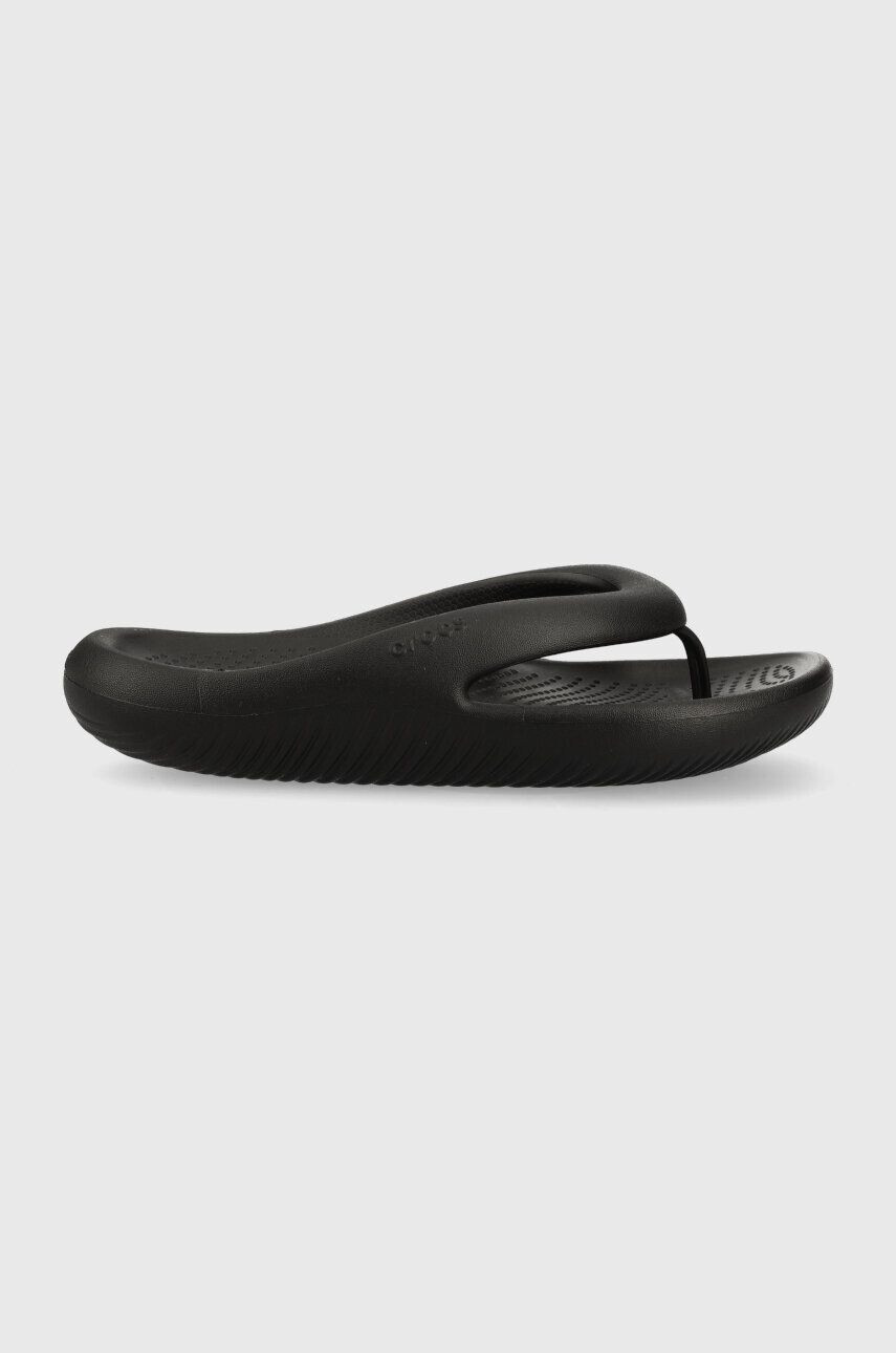 Crocs Japonke Mellow Slide ženske črna barva 208437 - Pepit.si