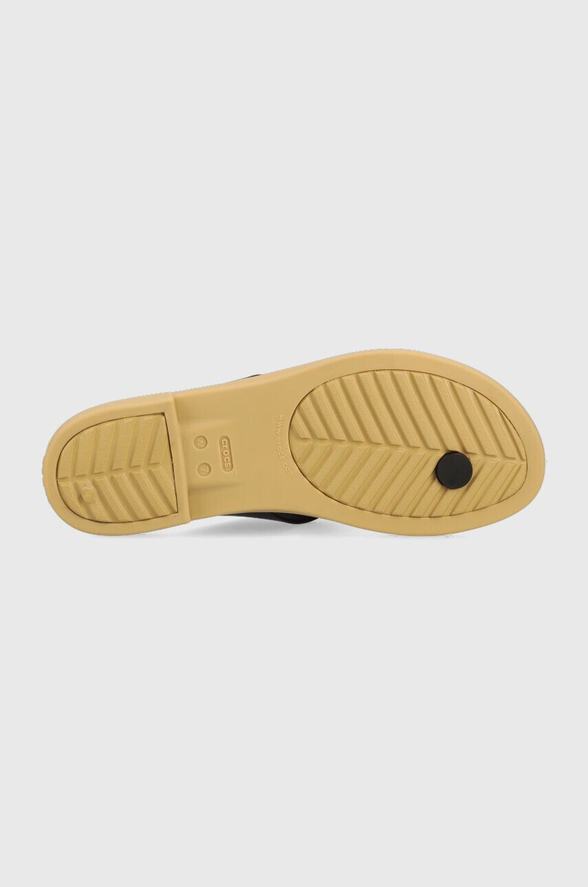 Crocs Japonke Tulum Flip ženske črna barva 206752 - Pepit.si