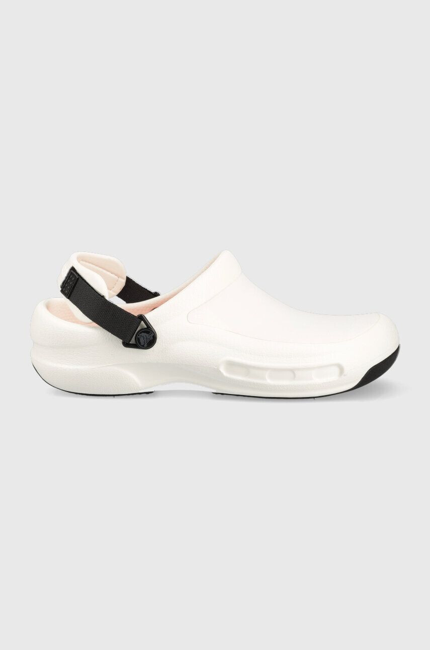 Crocs Natikači Bistro Pro Lite Ride Clog bela barva 205669 - Pepit.si