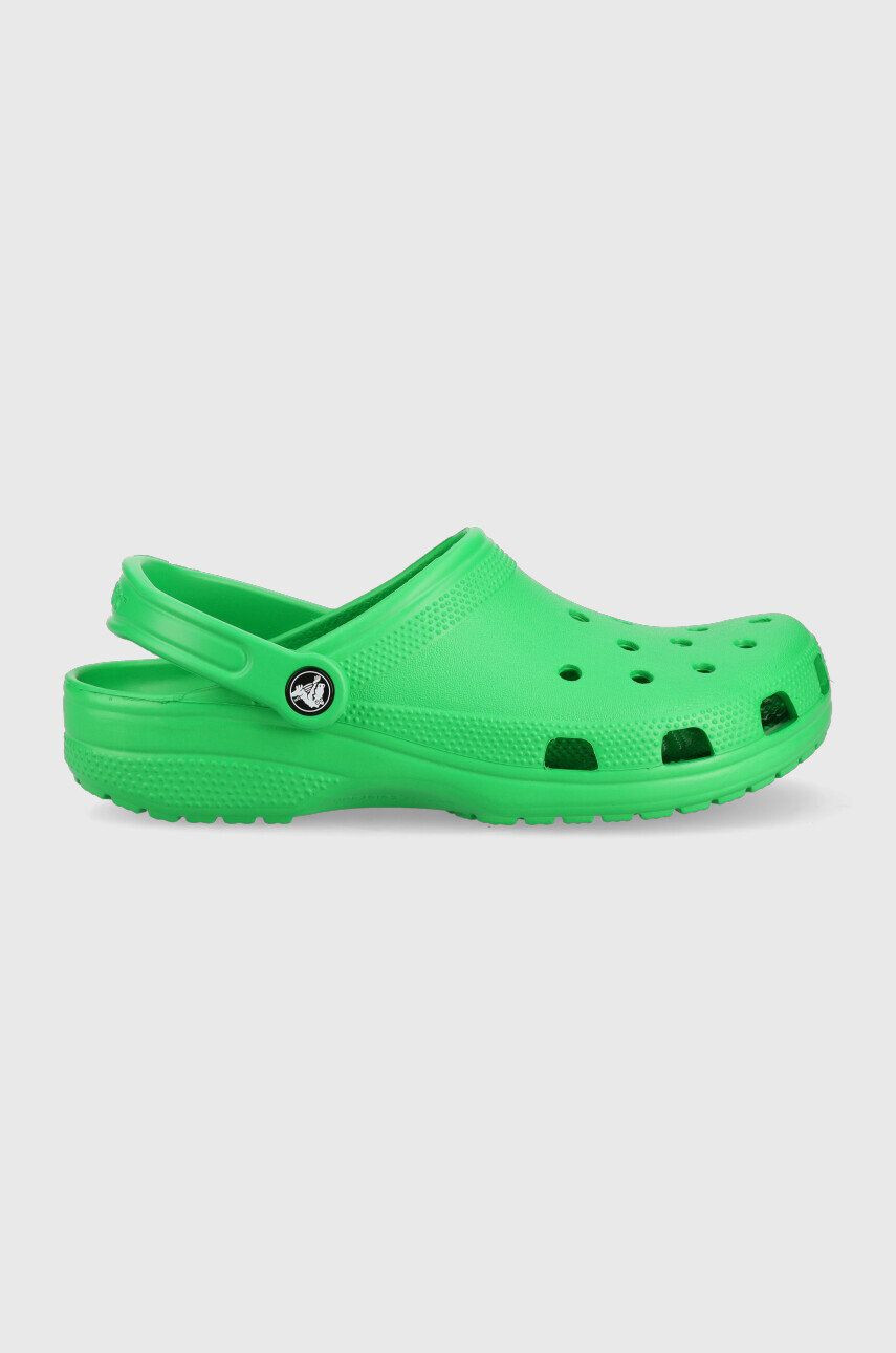 Crocs Natikači Classic zelena barva - Pepit.si