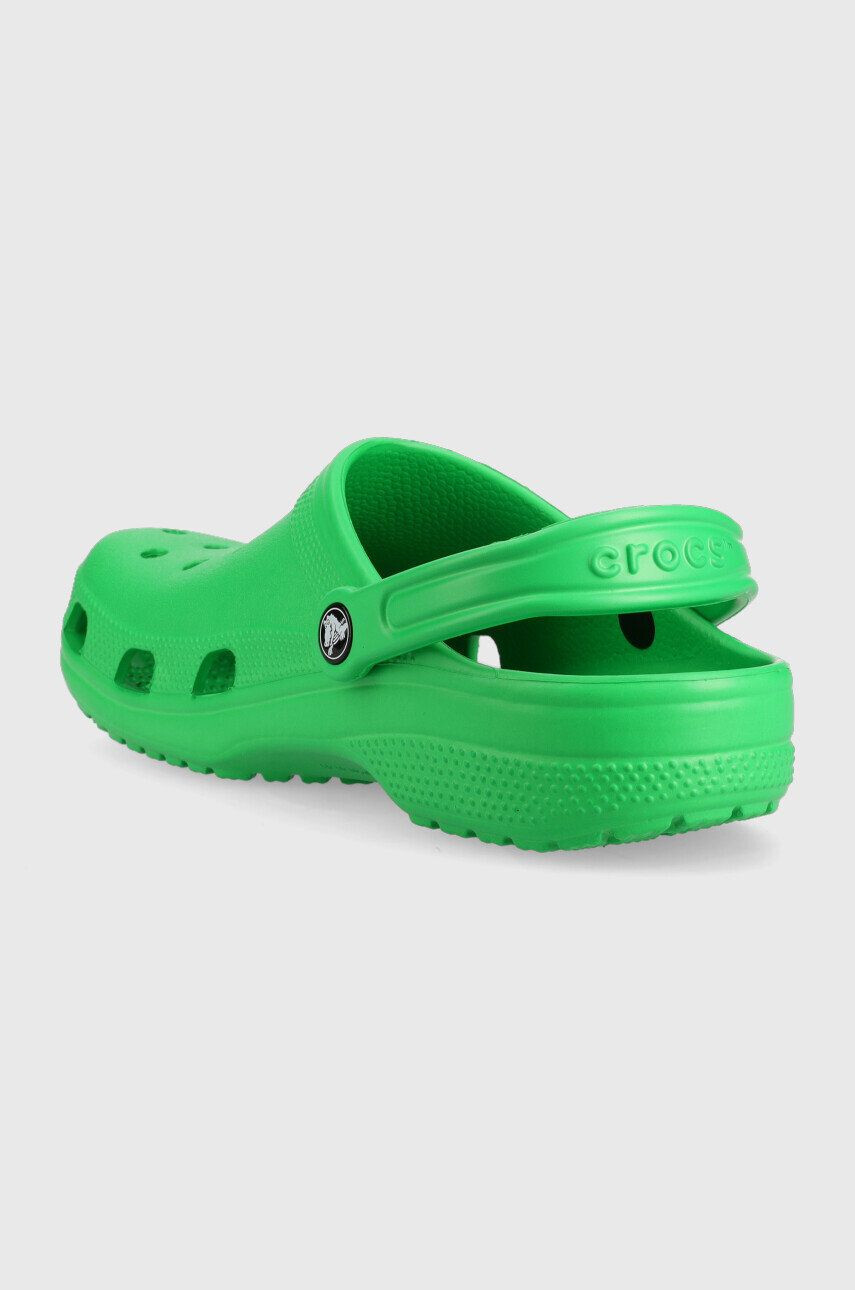 Crocs Natikači Classic zelena barva - Pepit.si