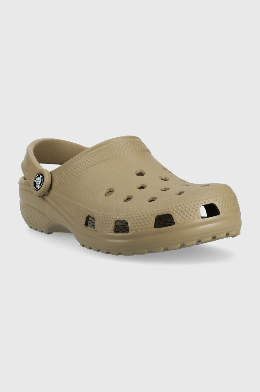 Crocs Natikači Classic ženski zelena barva 10001 - Pepit.si