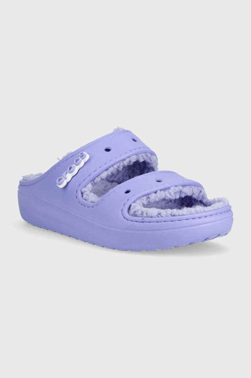 Crocs Natikači Classic Cozzzy Sandal - Pepit.si