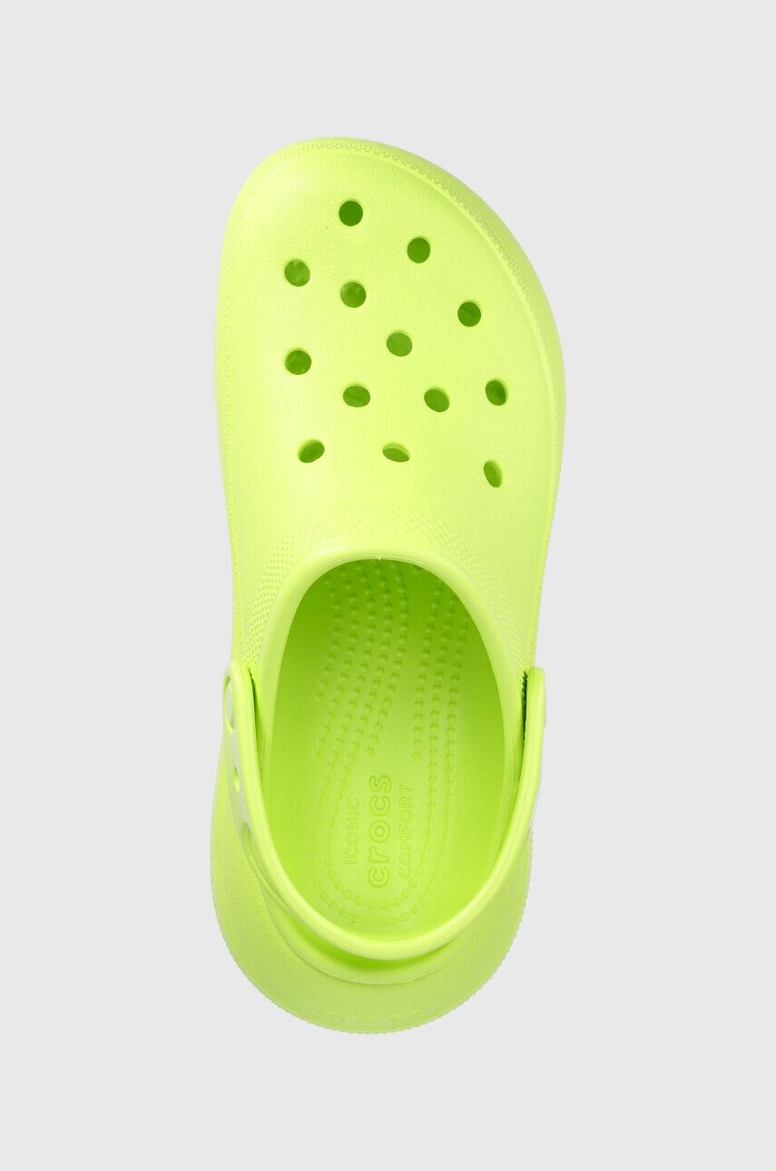 Crocs Natikači Classic Crush Clog ženski vijolična barva 207521 - Pepit.si