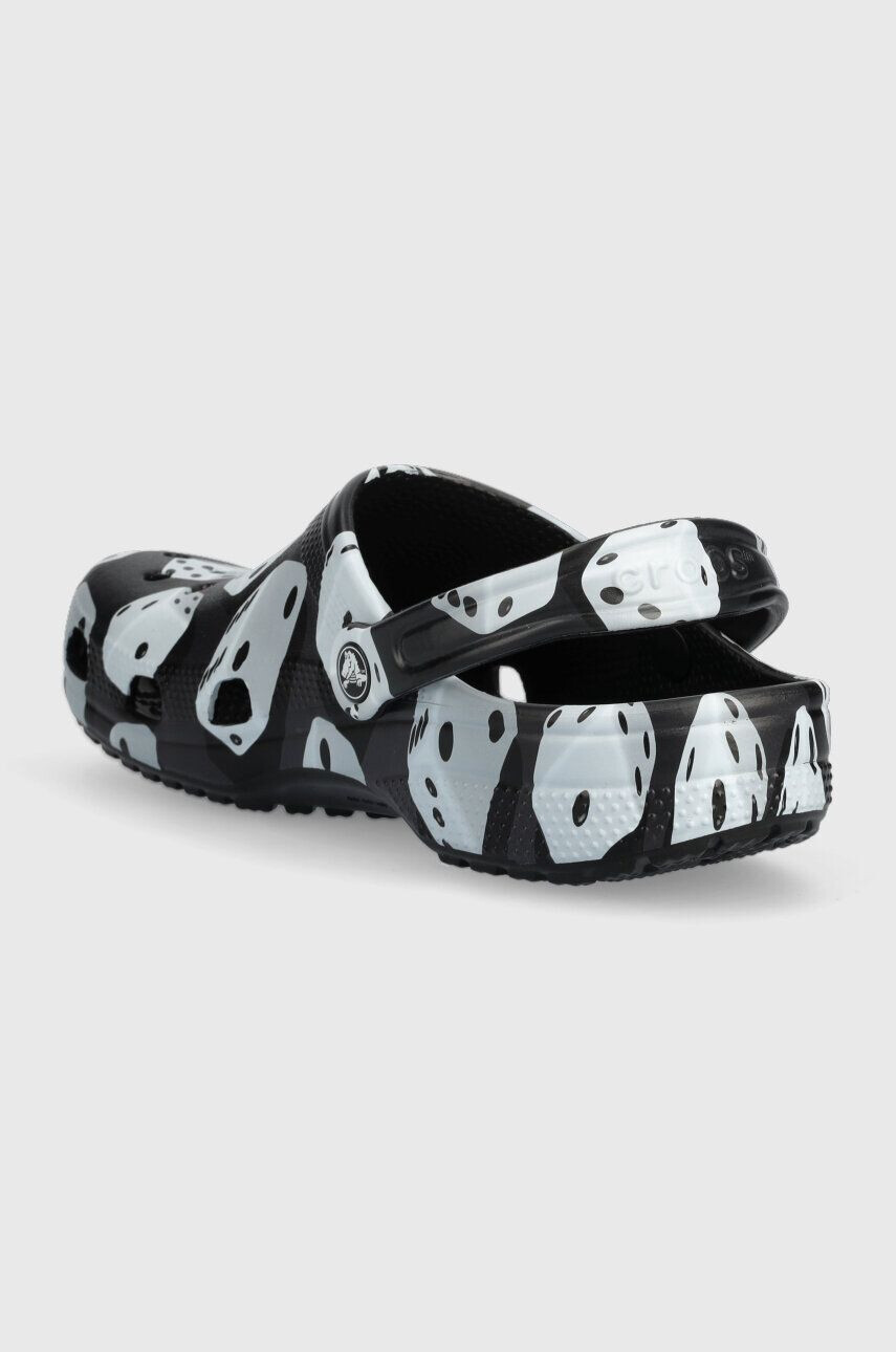 Crocs Natikači Classic Dice Clog črna barva 208762 - Pepit.si