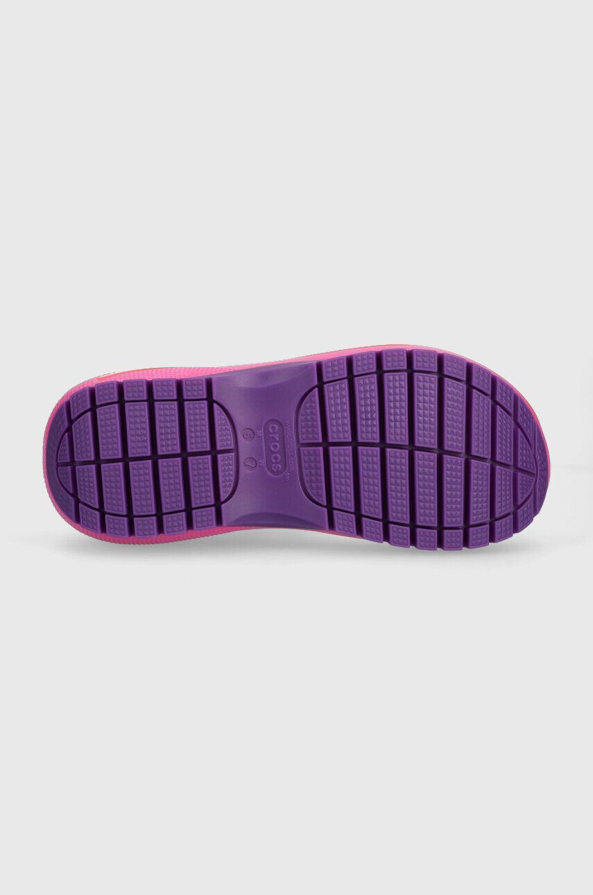 Crocs Natikači Classic Mega Crush Sandal ženski bela barva 207989 - Pepit.si