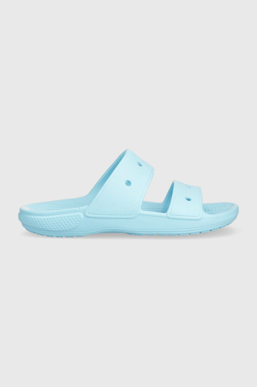 Crocs Natikači Classic Sandal ženski turkizna barva 206761 - Pepit.si