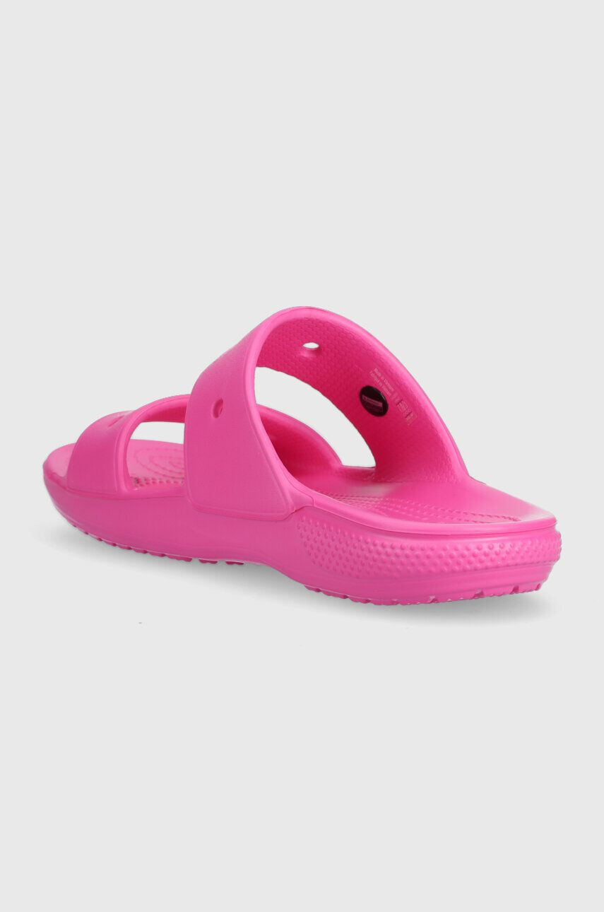 Crocs Natikači Classic Sandal ženski roza barva 206761 - Pepit.si