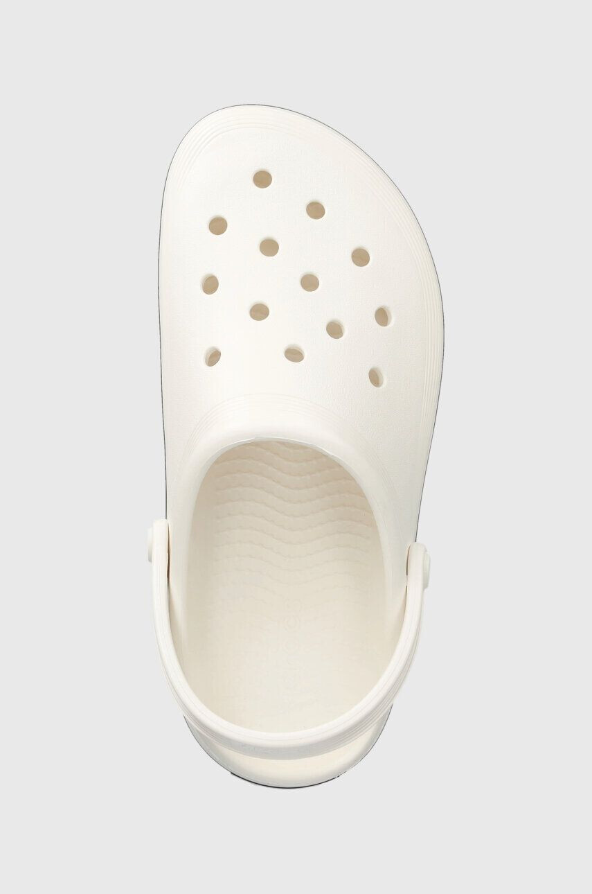 Crocs Natikači Crocband Clean Clog bela barva 208371 - Pepit.si