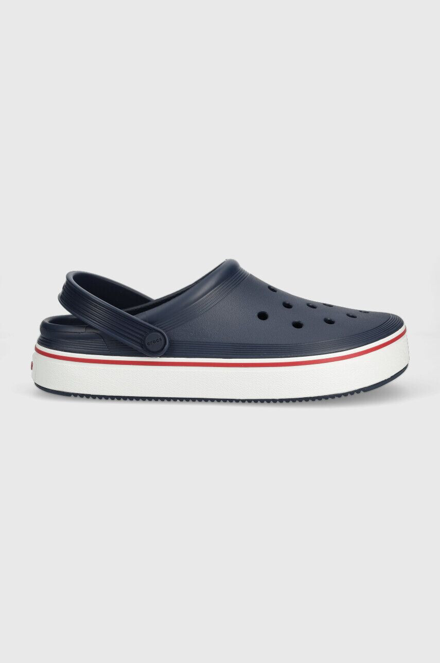 Crocs Natikači Crocband Clean Clog moški mornarsko modra barva 208371 - Pepit.si