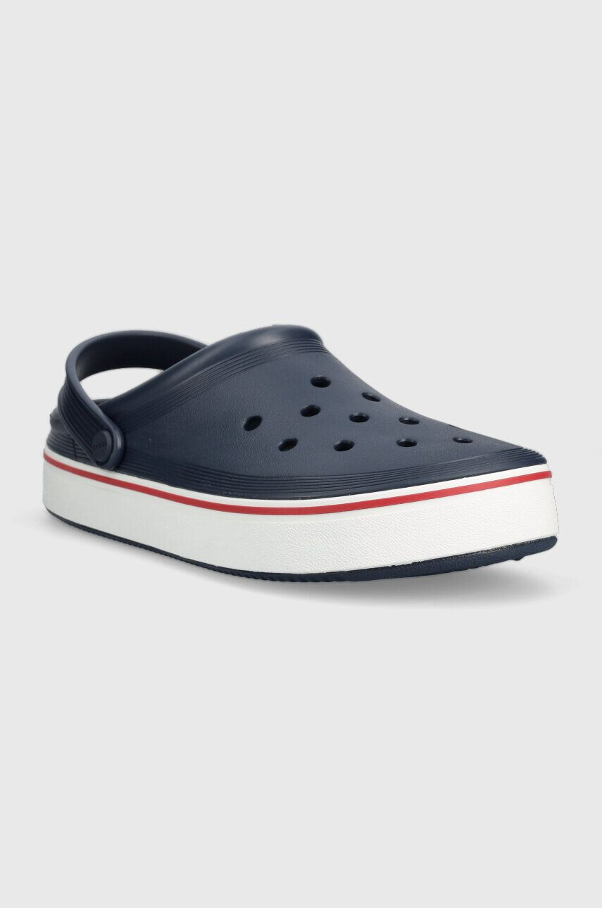 Crocs Natikači Crocband Clean Clog moški mornarsko modra barva 208371 - Pepit.si