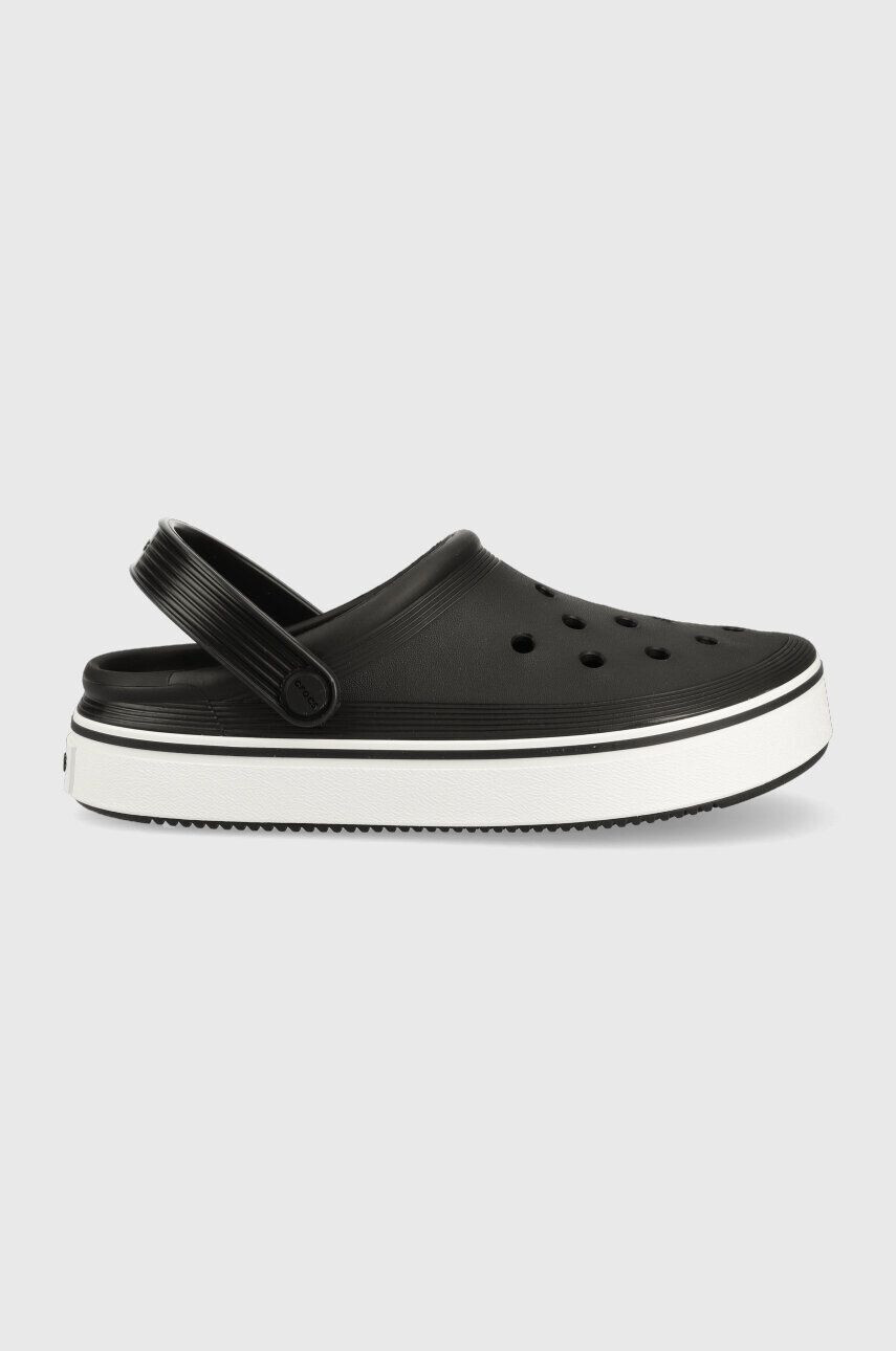 Crocs Natikači Crocband Clean Clog črna barva 208371 - Pepit.si