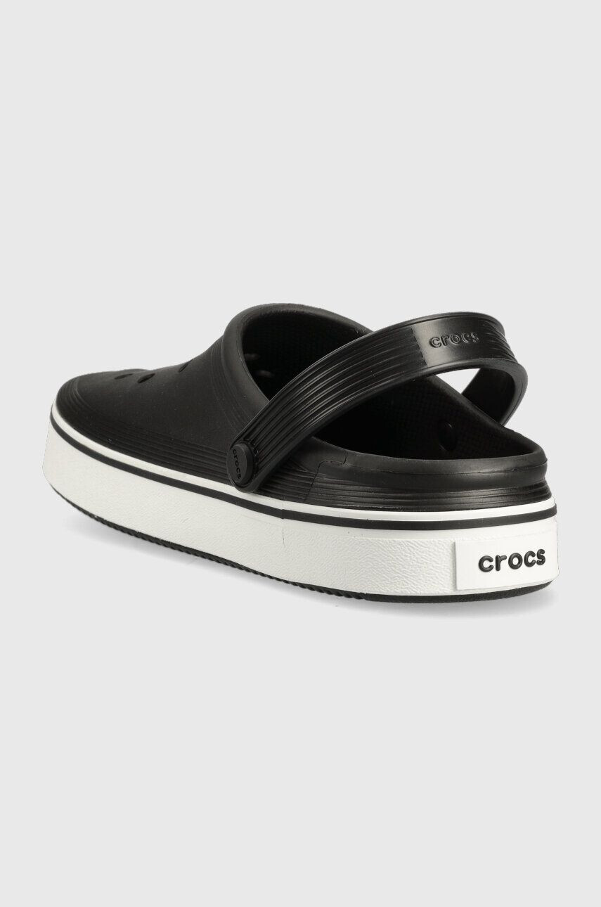 Crocs Natikači Crocband Clean Clog črna barva 208371 - Pepit.si