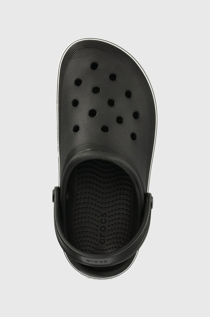 Crocs Natikači Crocband Clean Clog črna barva 208371 - Pepit.si