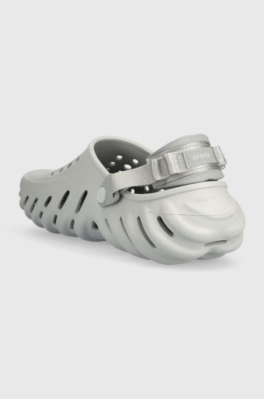 Crocs Natikači Echo Clog siva barva 207937 - Pepit.si