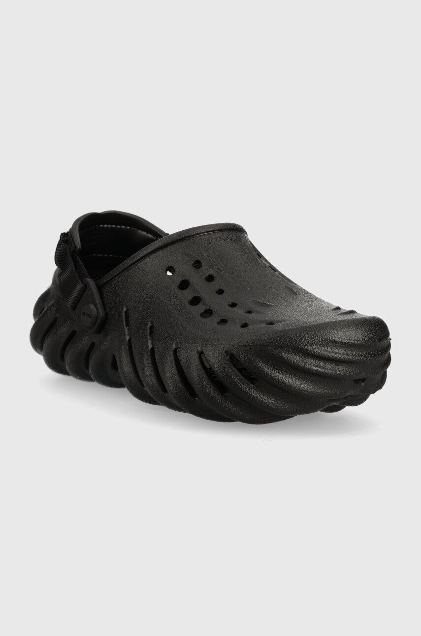 Crocs Natikači Echo Clog črna barva 207937 - Pepit.si