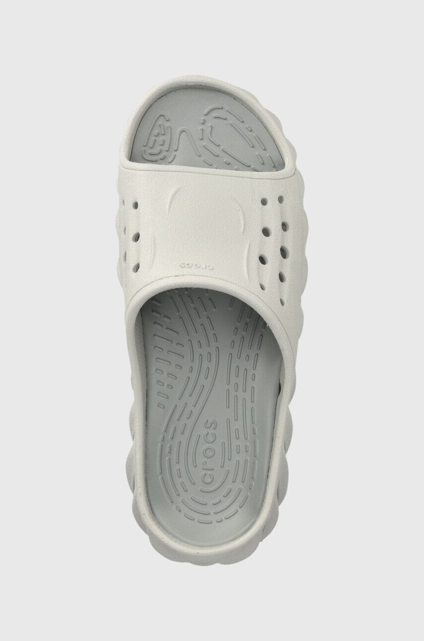 Crocs Natikači Echo Slide siva barva 208170 - Pepit.si