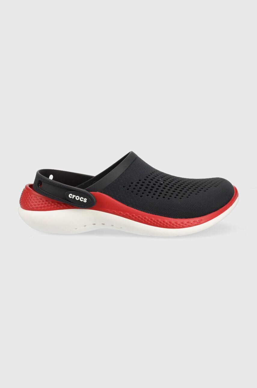 Crocs Natikači Literide 360 Clog ženski mornarsko modra barva 206708 - Pepit.si