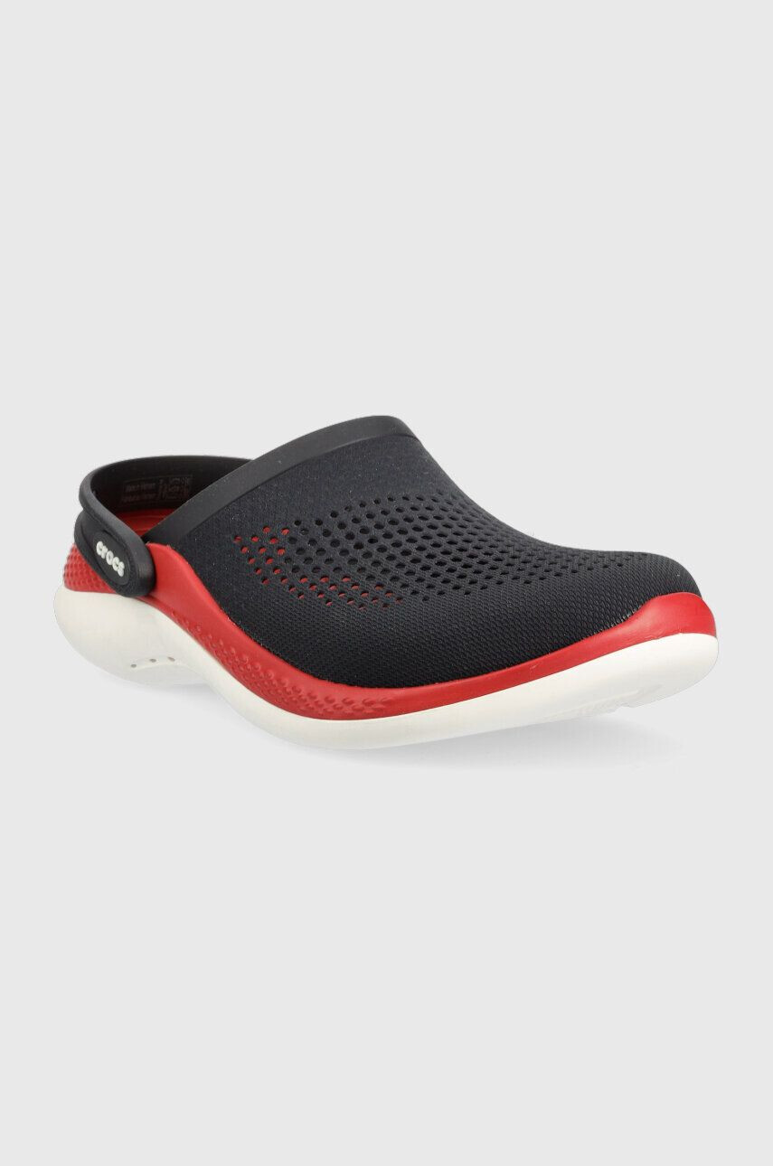 Crocs Natikači Literide 360 Clog ženski mornarsko modra barva 206708 - Pepit.si