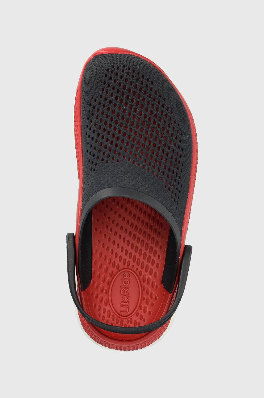 Crocs Natikači Literide 360 Clog ženski mornarsko modra barva 206708 - Pepit.si