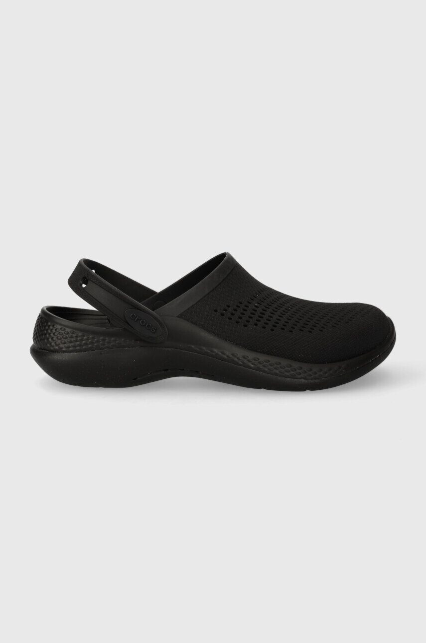 Crocs Natikači LITERIDE 360 CLOG črna barva 206708 - Pepit.si