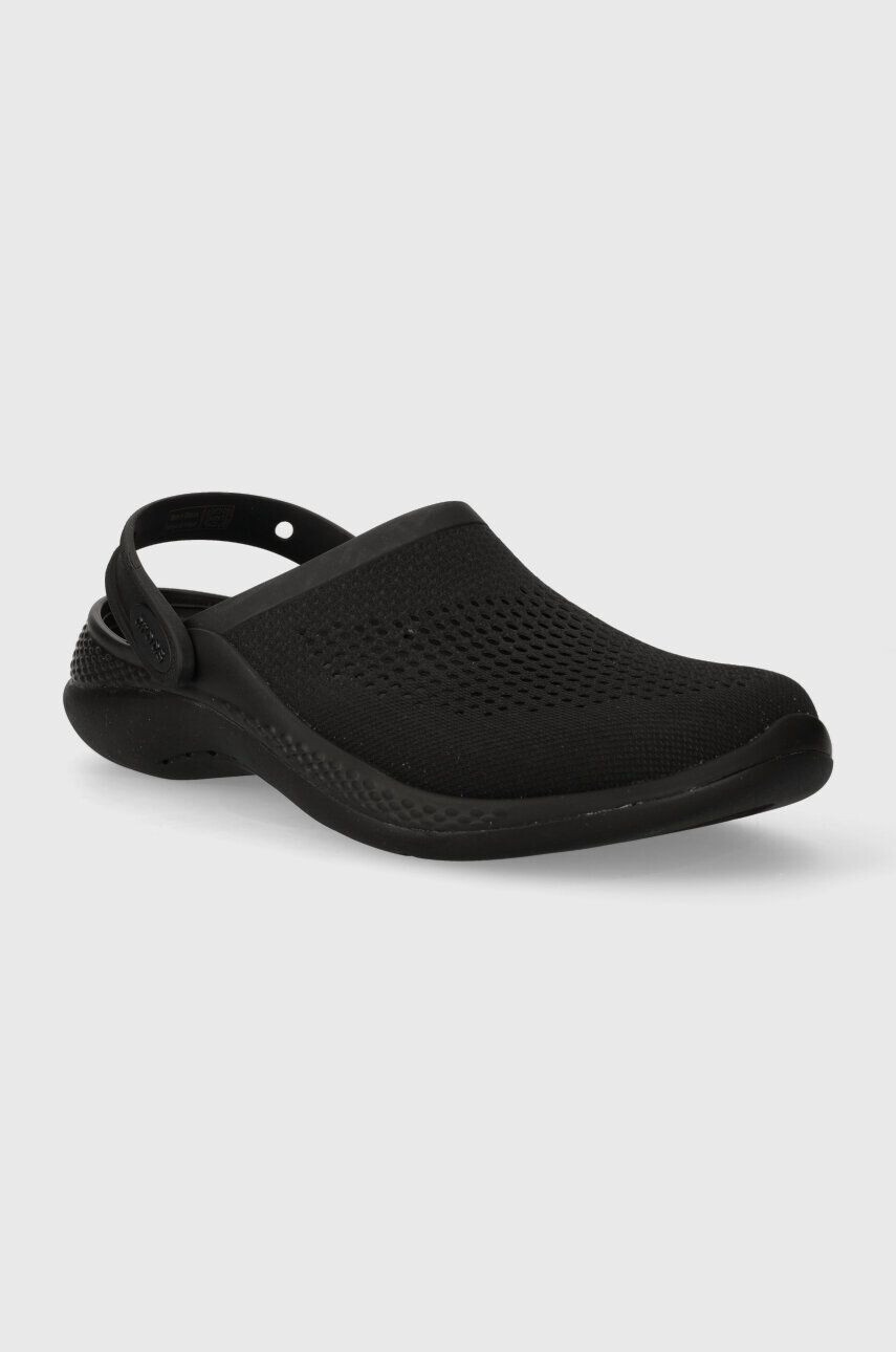 Crocs Natikači LITERIDE 360 CLOG črna barva 206708 - Pepit.si