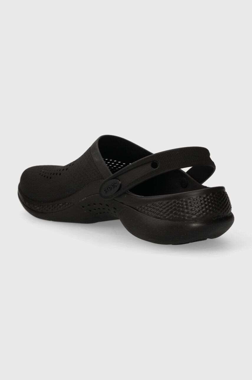 Crocs Natikači LITERIDE 360 CLOG črna barva 206708 - Pepit.si