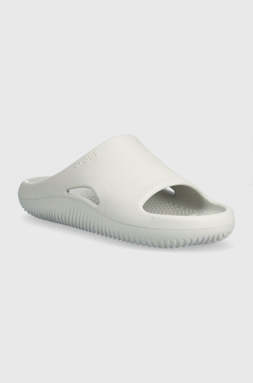 Crocs Natikači Mellow Slide ženski siva barva 208392 - Pepit.si