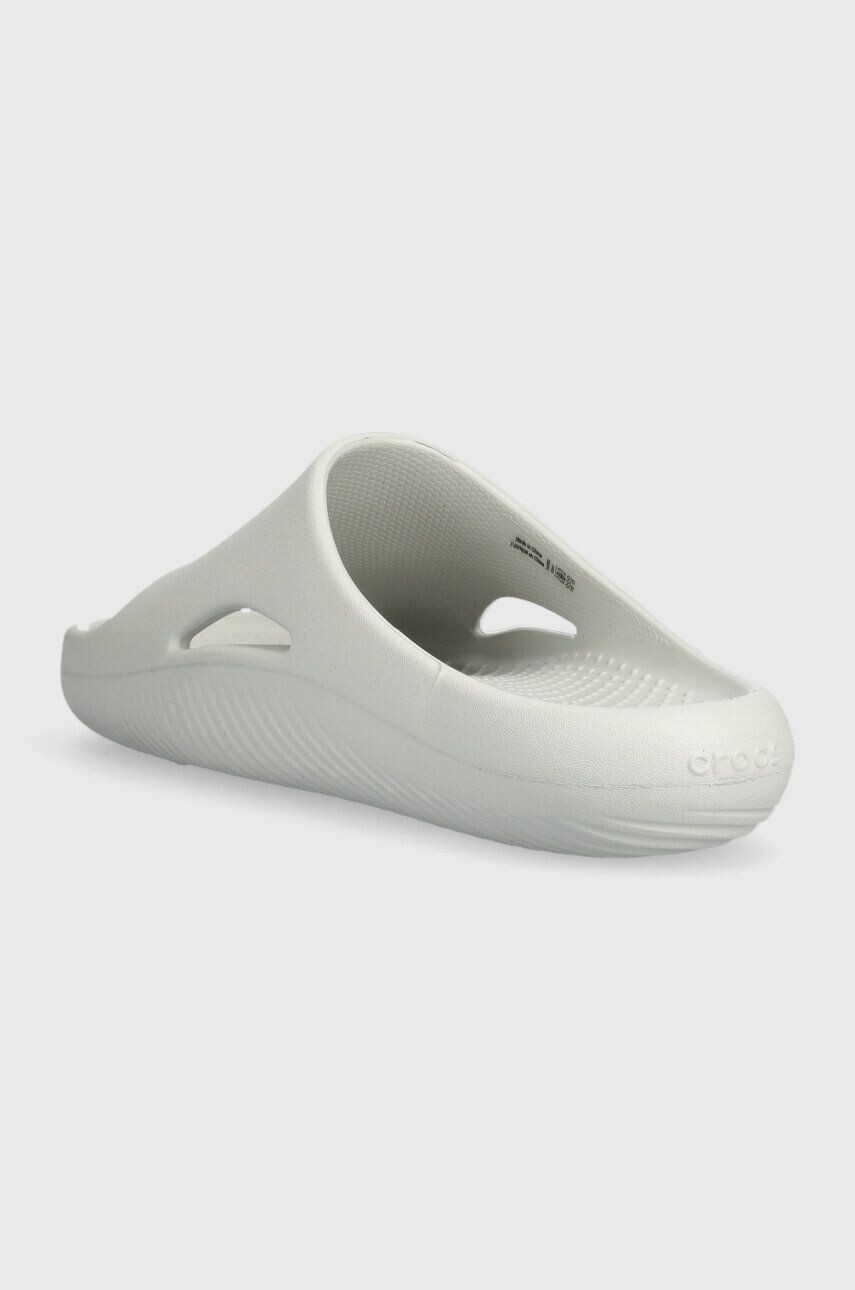 Crocs Natikači Mellow Slide ženski siva barva 208392 - Pepit.si