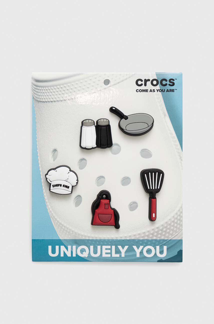 Crocs Priponke za čevlje Chef 5-pack - Pepit.si