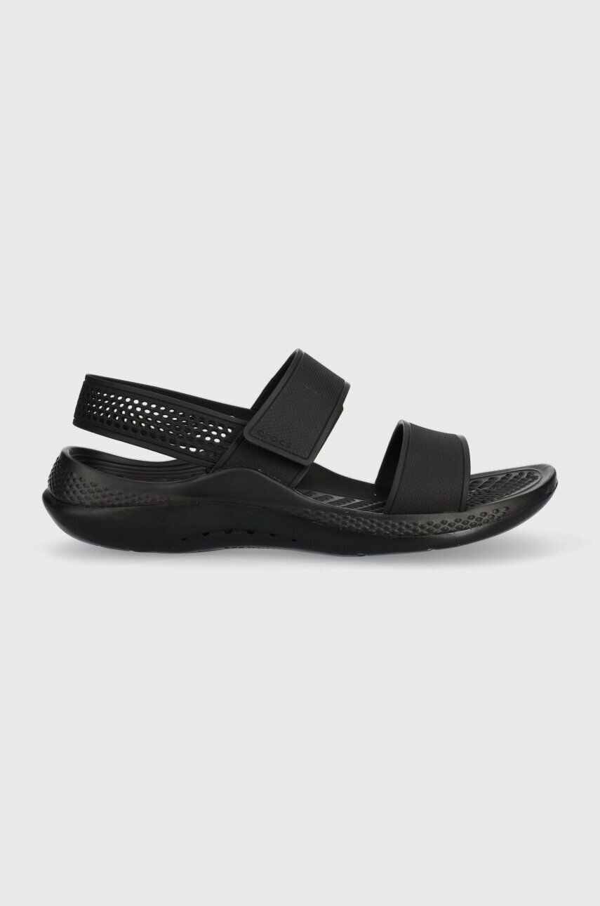 Crocs Sandali Literide 360 Sandal ženski črna barva 206711 - Pepit.si