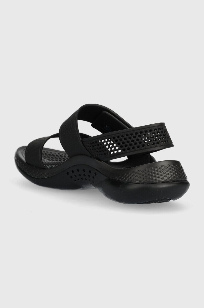 Crocs Sandali Literide 360 Sandal ženski črna barva 206711 - Pepit.si