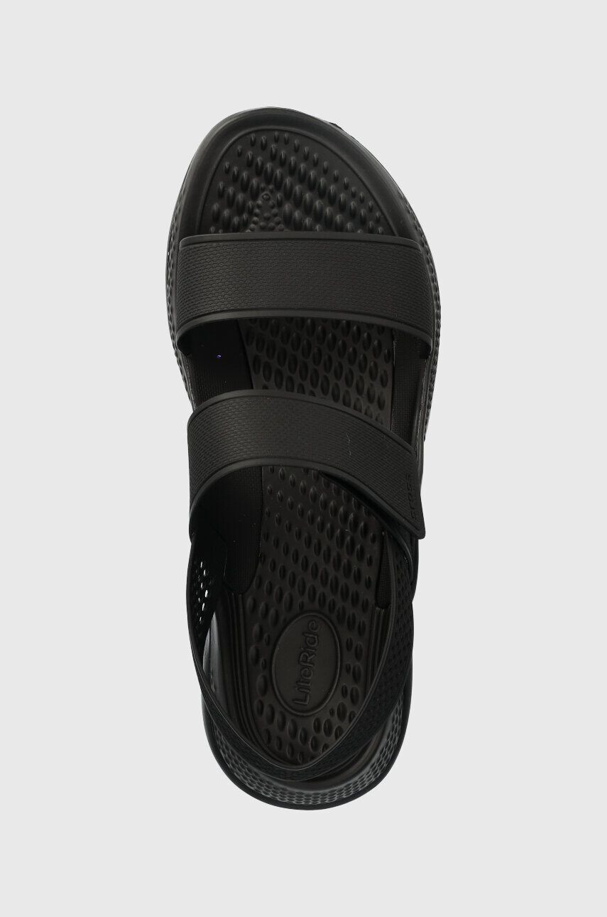 Crocs Sandali Literide 360 Sandal ženski črna barva 206711 - Pepit.si