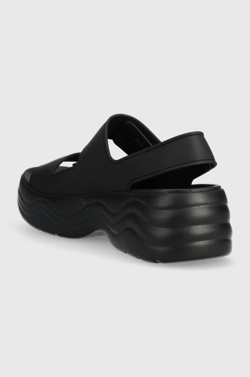 Crocs Sandali Skyline Slide ženski črna barva 208183 - Pepit.si