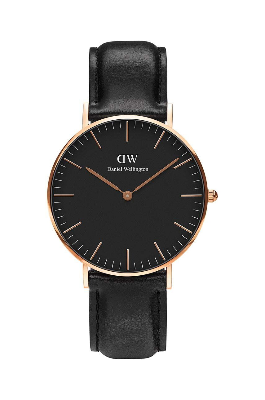 Daniel Wellington Ura Classic 36 Sheffield roza barva - Pepit.si