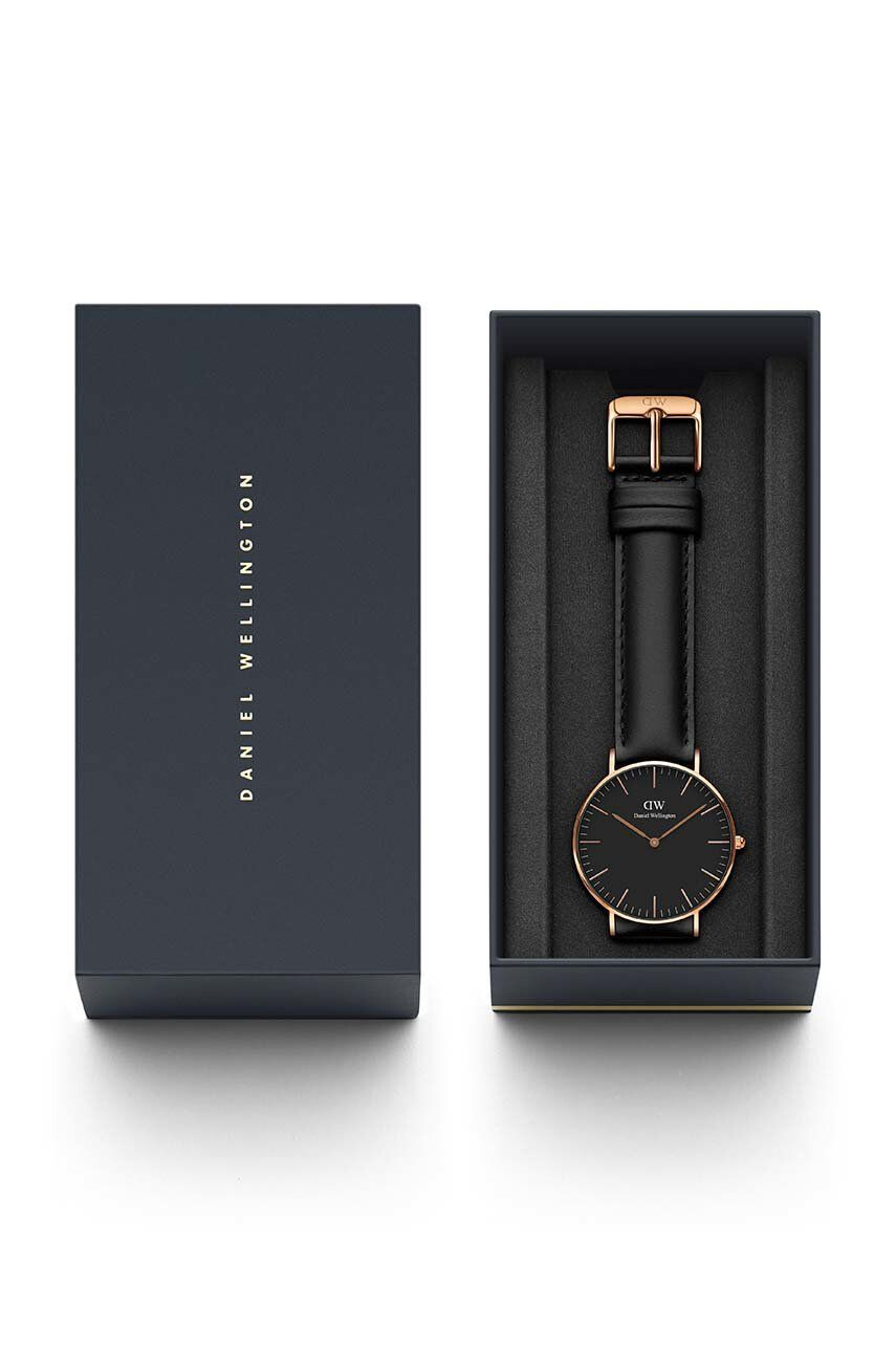 Daniel Wellington Ura Classic 36 Sheffield roza barva - Pepit.si