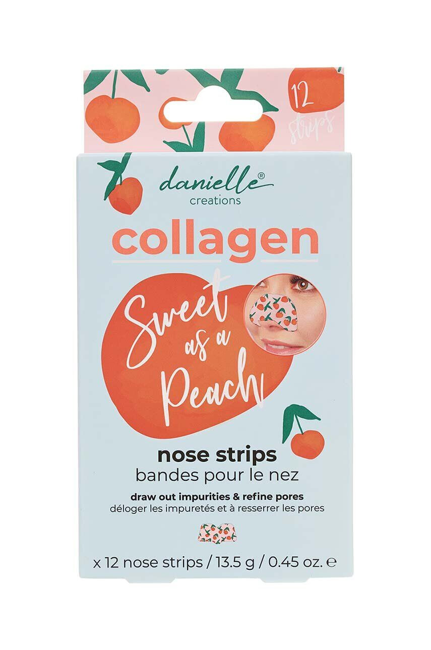 Danielle Beauty Obliži za ogrce na predelu nosu Peach Nose Strips 13.5 g 12-pack - Pepit.si