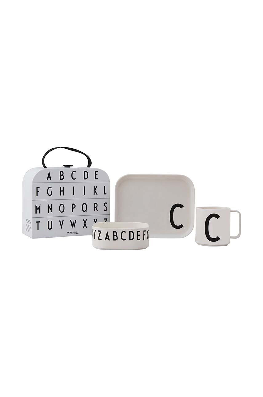 Design Letters Otroški komplet za zajtrk Classics in a suitcase 4-pack - Pepit.si