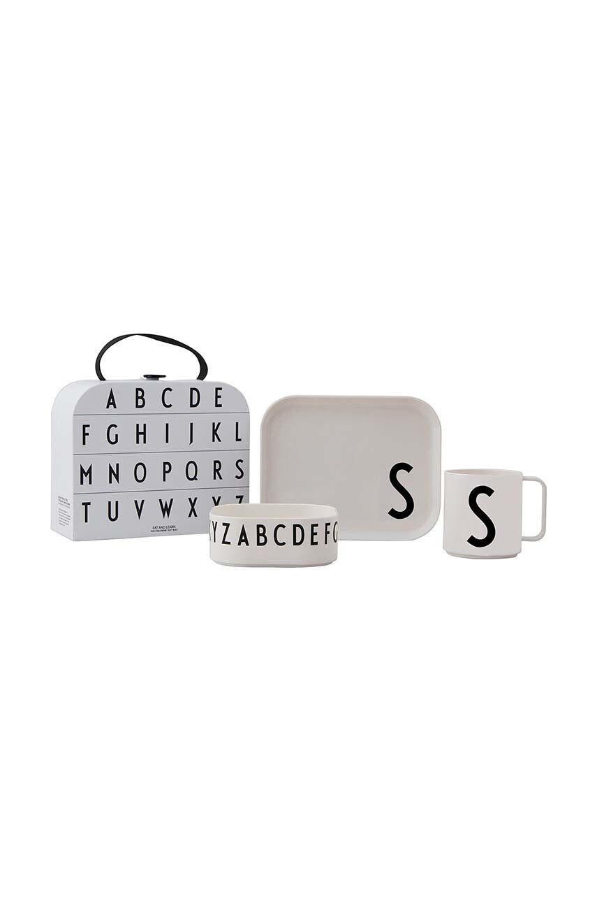 Design Letters Otroški komplet za zajtrk Classics in a suitcase S 4-pack - Pepit.si