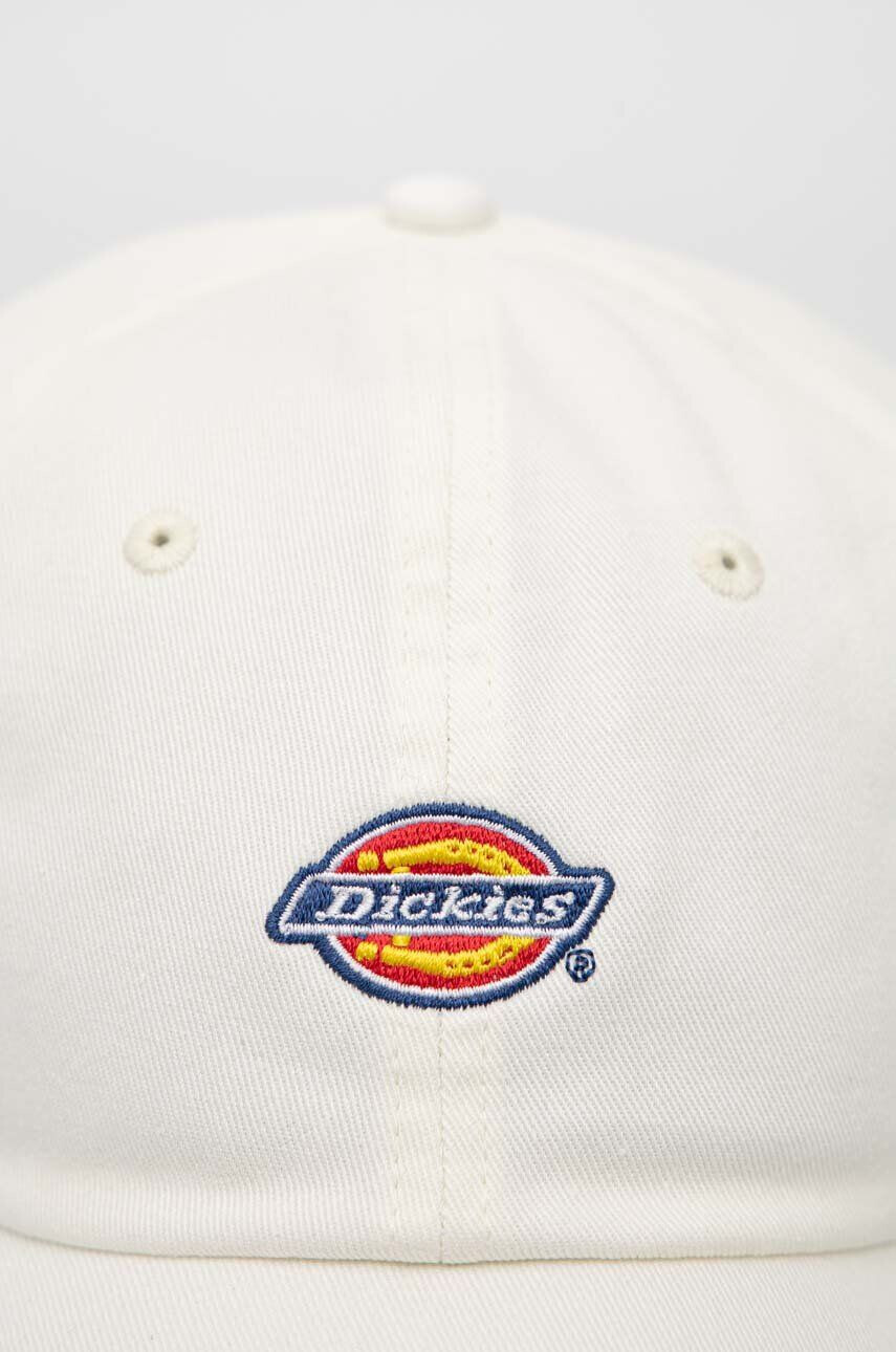 Dickies Bombažna bejzbolska kapa bela barva - Pepit.si