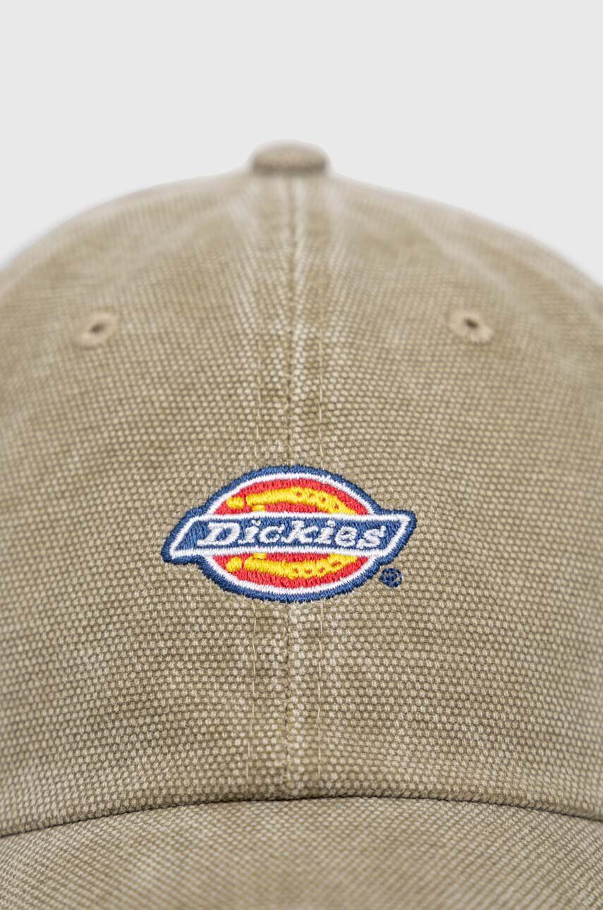 Dickies Bombažna bejzbolska kapa zelena barva - Pepit.si