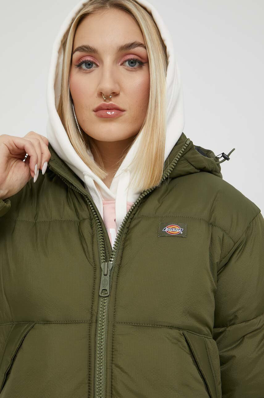 Dickies Jakna ženska zelena barva - Pepit.si