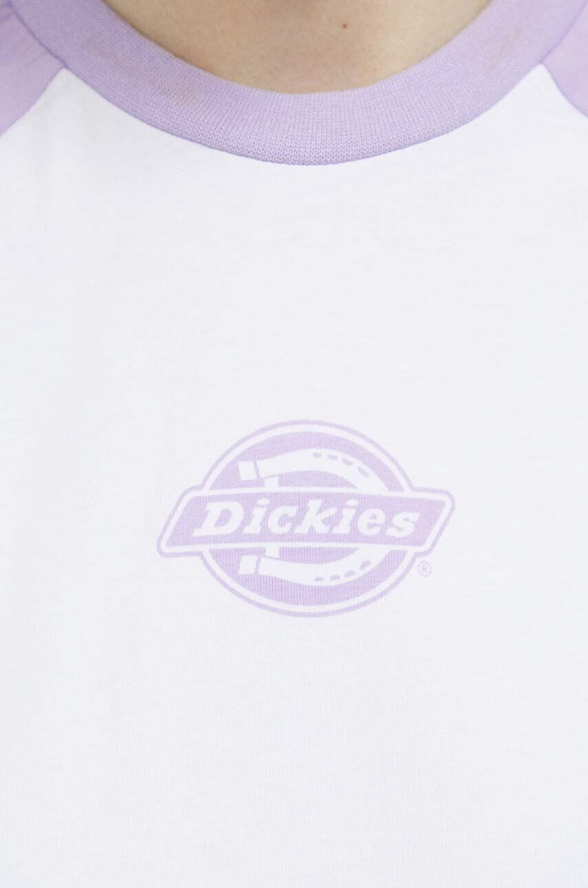 Dickies Kratka majica ženski bela barva - Pepit.si