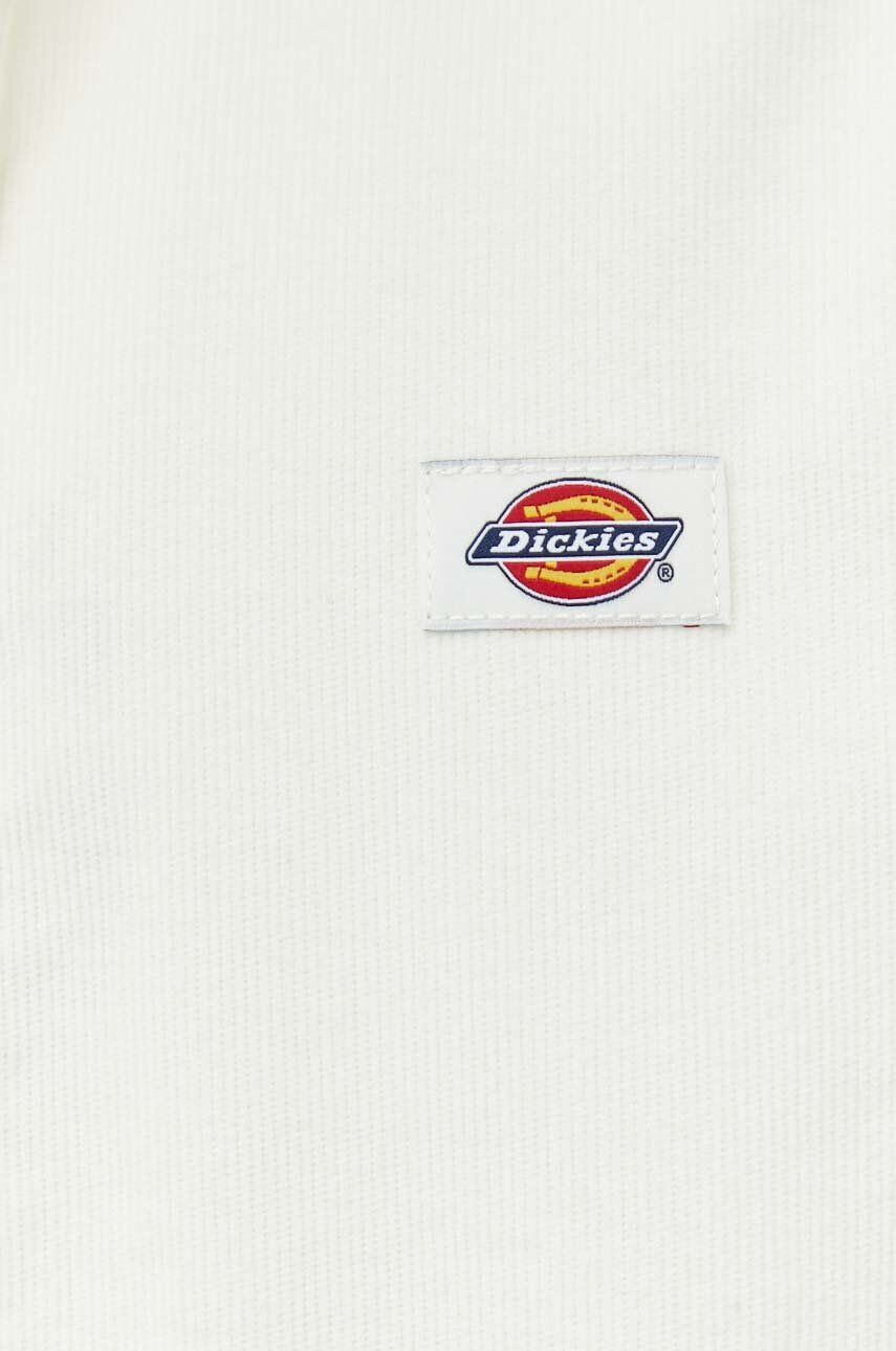 Dickies Srajca iz rebrastega žameta bela barva - Pepit.si