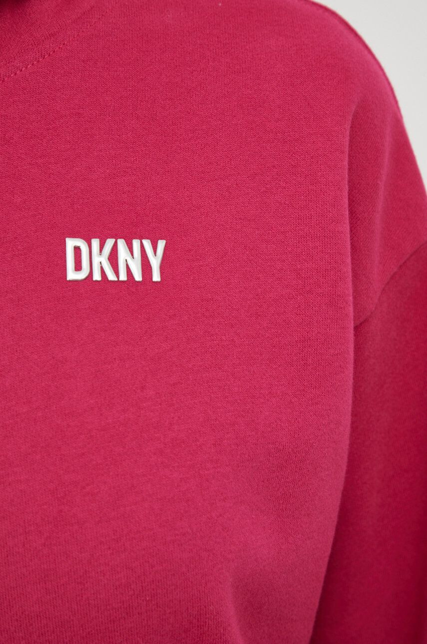 DKNY Bluza ženska roza barva - Pepit.si