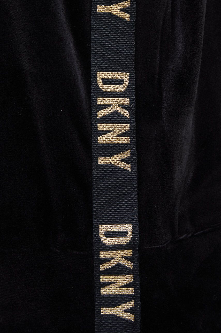 DKNY Bluza ženska črna barva s kapuco - Pepit.si