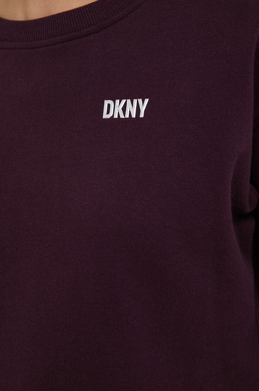 DKNY Bluza ženska vijolična barva - Pepit.si